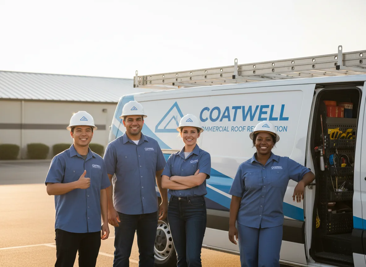 Commercial roof coating company in Burnsville, MN